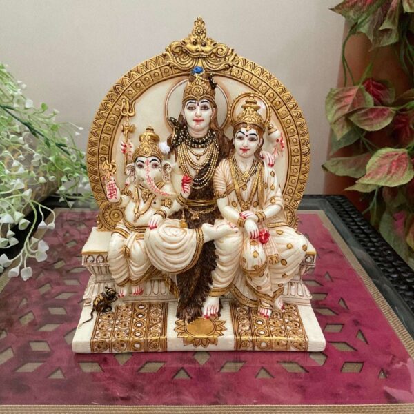 Shiv Parvati and Ganesh